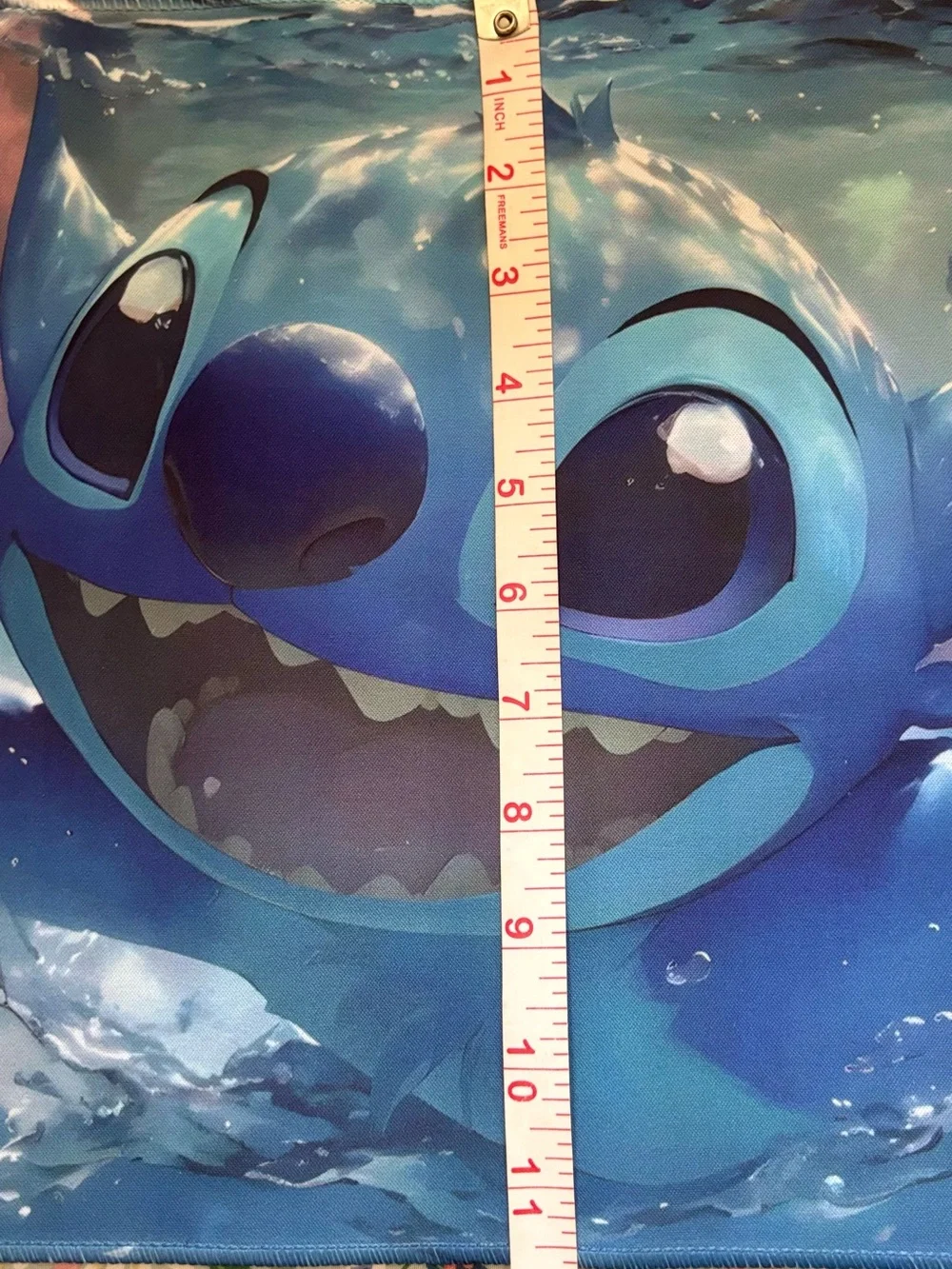 Stitch desk mouse and keyboard pad.